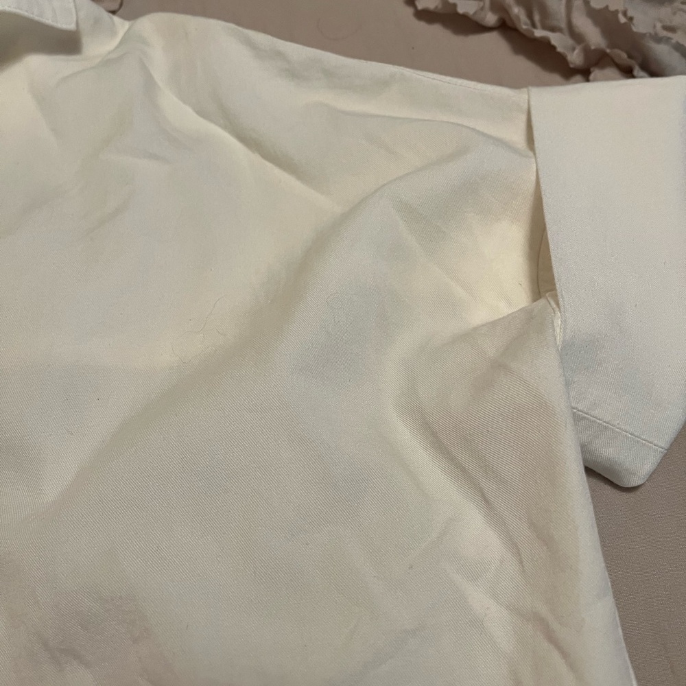 Madewell/Women’s Classic SS White Blouse NWT size XXS - Picture 3 of 6